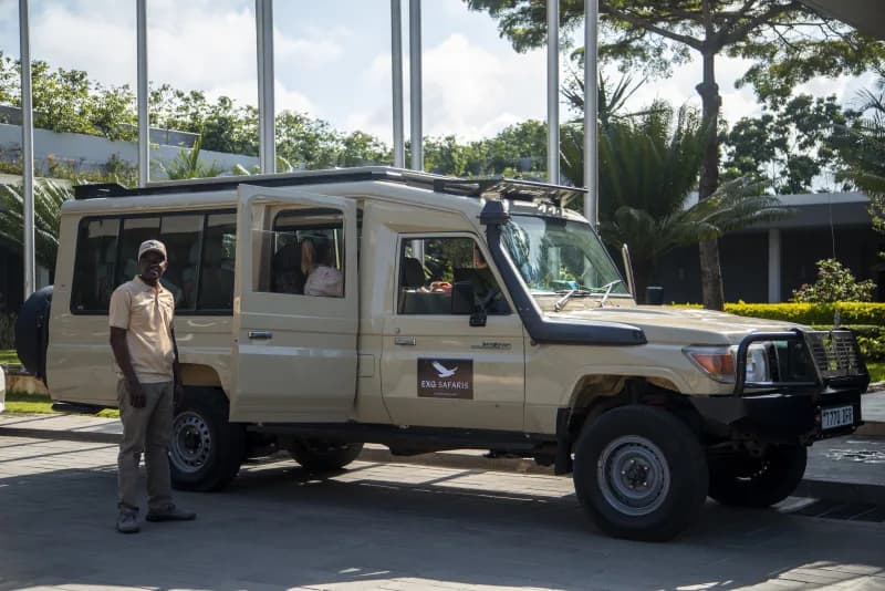 Anael Ukio, EXG Safaris driver-guide