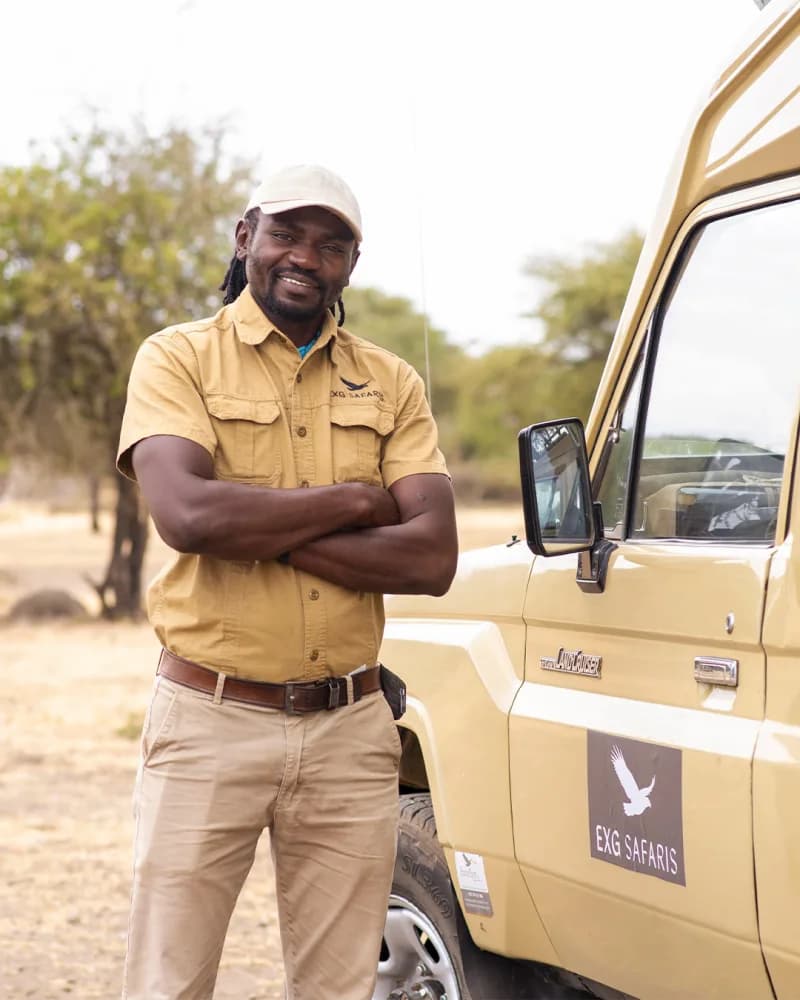 Joachim John, EXG Safaris driver-guide