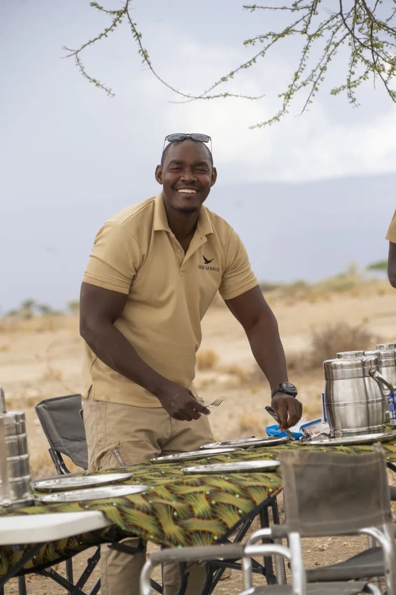 Osbert Kihomwe, EXG Safaris driver-guide
