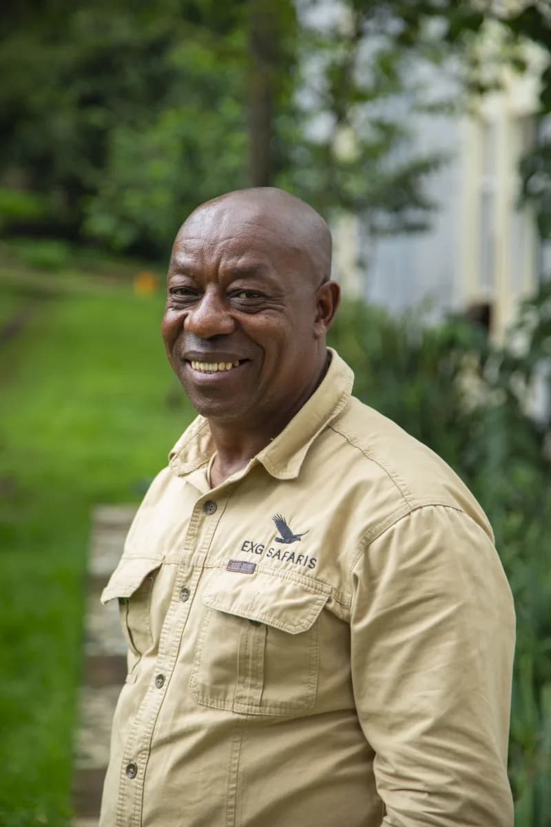 Samson Mweta, EXG Safaris driver-guide